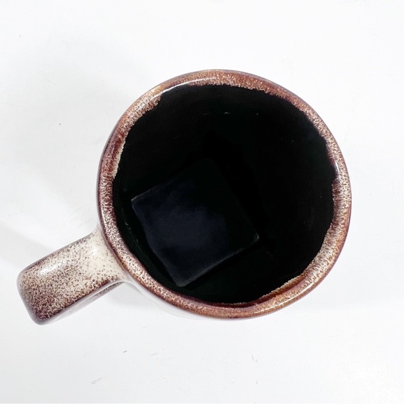 Mara Mexican Stoneware Art ~ Pottery Coffee tea mug ~ Dogs in Shirts Brown - Picture 3 of 6